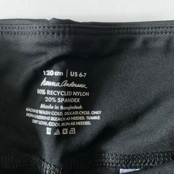 NEW Hanna Andersson Girl Active Striped MadeToStretch Leggings 6-7 years 120 cm - Picture 6 of 9